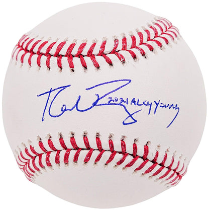 Robbie Ray Autographed Official MLB Baseball Seattle Mariners "2021 AL Cy Young" Beckett BAS QR Stock #205862