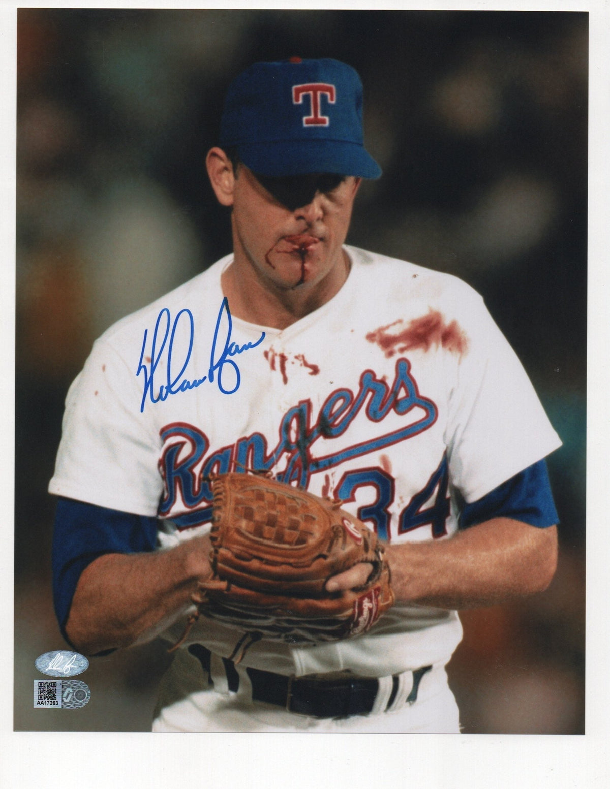 Nolan Ryan Signed 8x10 Photo (AIV AA17263)