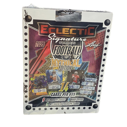 2025 Leaf Eclectic Signature Series Football Mythical Box