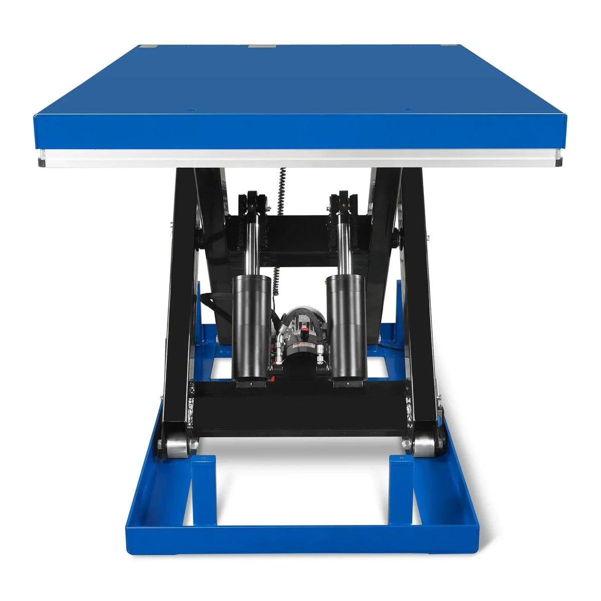 Wireless Remote Control Electric Hydraulic Lift Table, 8800lb Capacity, 66.9" x 47.2" Platform, 45.7" Lift Height, ELT88