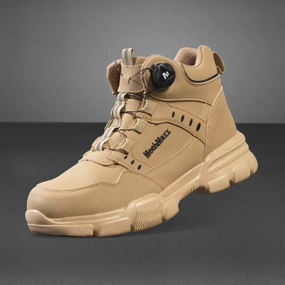 Mid-Top Safety Shoes, Safety Footwear, Size 10