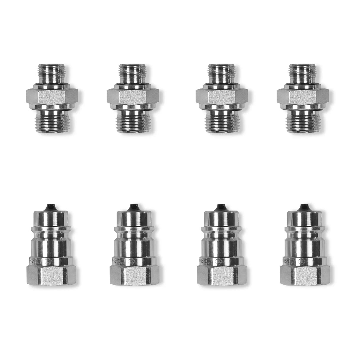 ( 1 Pack / 4 Pcs ) G1/2 to G3/8 Reducing Fitting for Tractor Attachment
