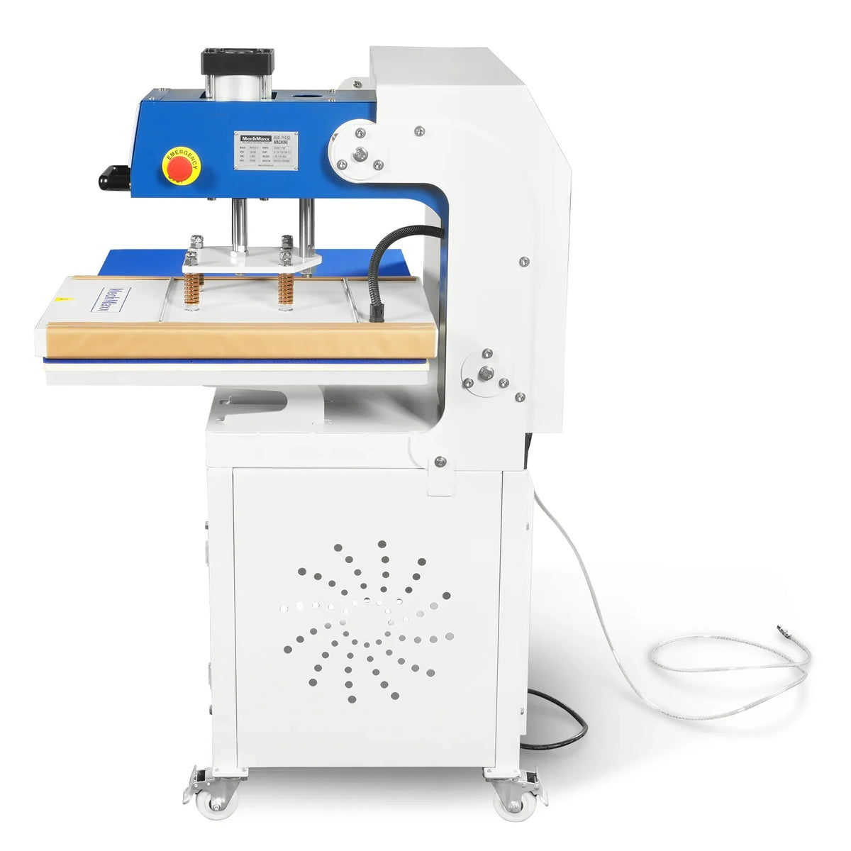 16x24 Inch Commercial Pneumatic Dual Platen Heat Press - Auto Lift Sublimation Transfer Machine with Storage Base Cabinet (110V 1650W)