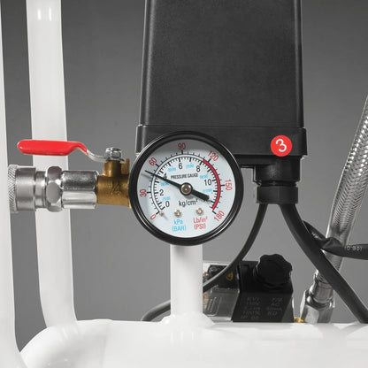 8 Gallon Air Compressor 600W 110V Oil-Free Quiet Electric Air Pump - 0.7MPa, 40L/min