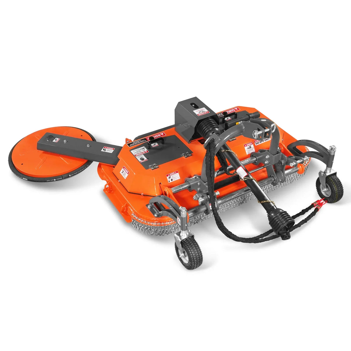 60 in Orchard Finish Mower,  3 Point Hitch Cat.1,  Hydraulic Offset,  PTO Shaft Included with Shear Bolt,  20-45 HP,  FMS60