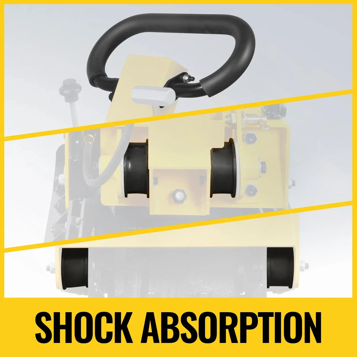 Honda GX160 Reversible Plate Compactor with Wheel Kit and Extension Plates, 5625 lb Centrifugal Force, PC150H