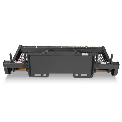 84" Skid Steer Land Plane with 8 Adjustable Scarifier Shanks, Removable Sift Screen and Bolt-On Cutting Blades, SSLP84