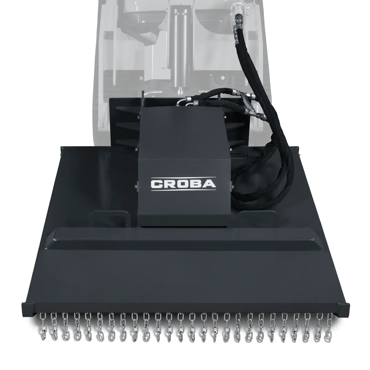 42'' Mini Skid Steer Brush Cutter, Hydraulic Motor