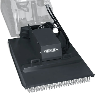42'' Mini Skid Steer Brush Cutter, Hydraulic Motor