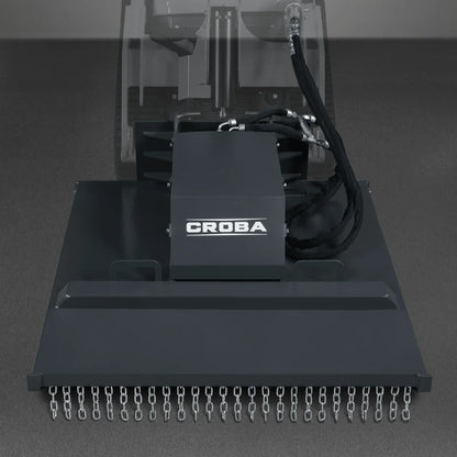 42'' Mini Skid Steer Brush Cutter, Hydraulic Motor