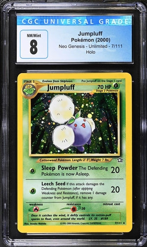 CGC (8) Jumpluff #7/111 - Neo Genesis - Unlimited (#3818563032)