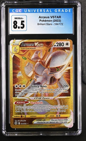 CGC (8.5) Arceus VSTAR #184/172 - Brilliant Stars (#4057837020)