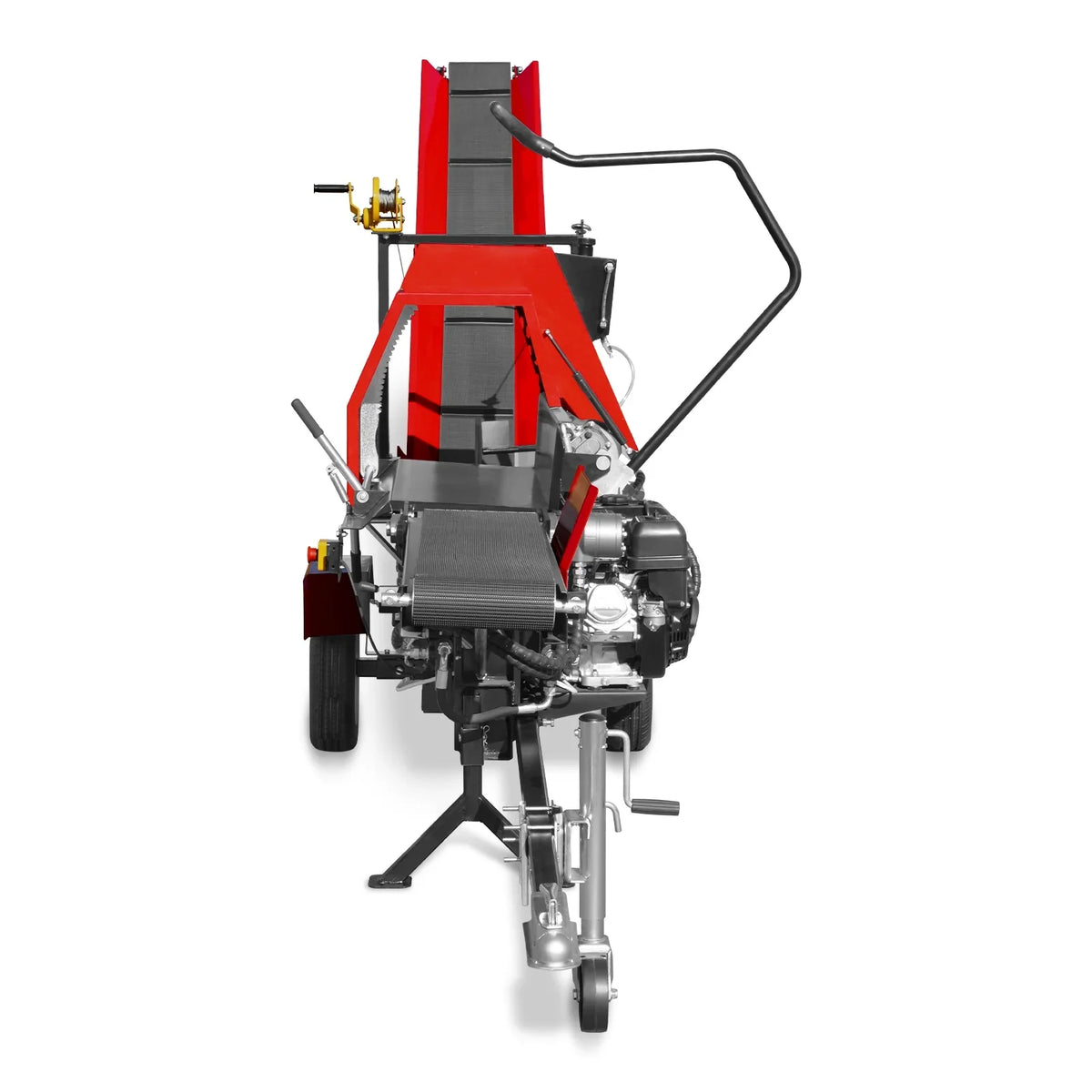 Honda GX390 Engine Firewood Log Splitter Processor with Conveyor,  20ton Splitting Force 22.5" x 15" Log Capacity,  18" Chainsaw,  HLS20