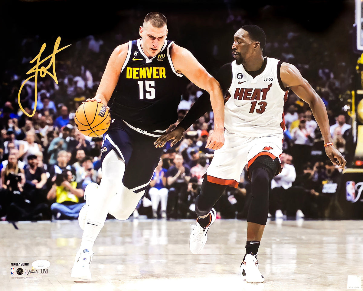 Nikola Jokic Autographed 16x20 Photo Denver Nuggets 2023 NBA Finals JSA
