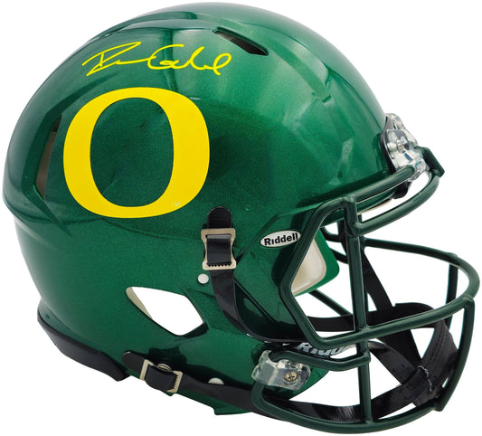 Dillon Gabriel Autographed Oregon Ducks Green Full Size Speed Authentic Helmet Beckett BAS Witness