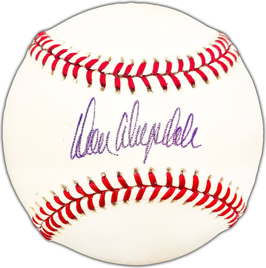 Don Drysdale Autographed Official NL Baseball Los Angeles Dodgers Beckett BAS #BK44401