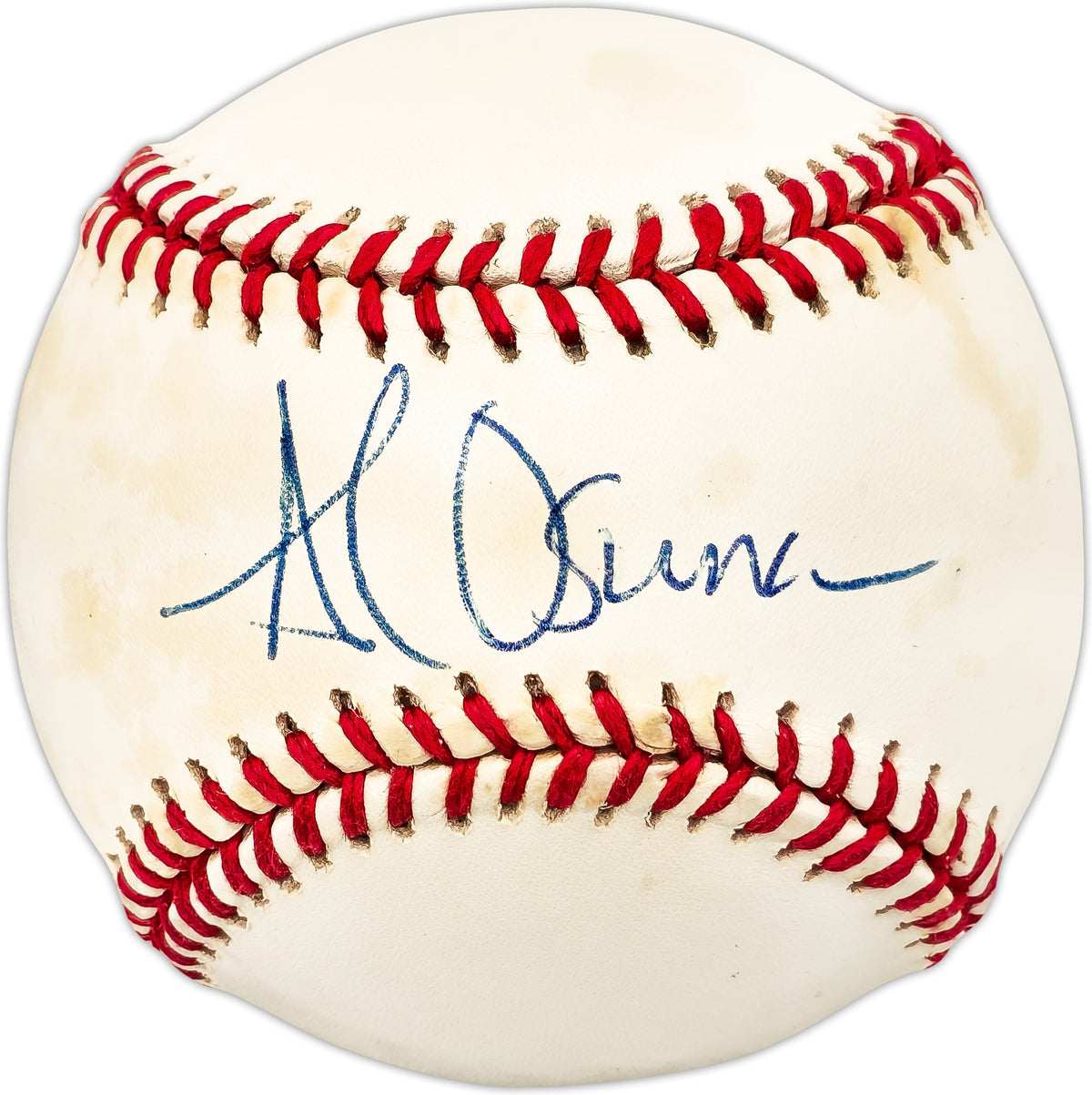 Al Osuna Autographed Official NL Baseball Houston Astros Beckett BAS QR #BL93617
