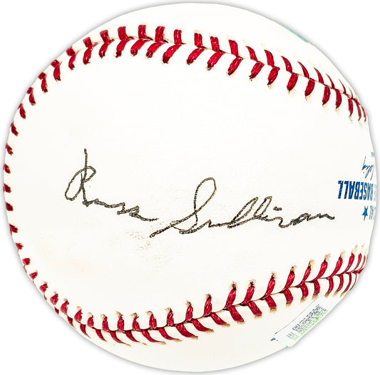 Russ Sullivan Autographed Official MLB Baseball Detroit Tigers Beckett BAS QR #BM25086