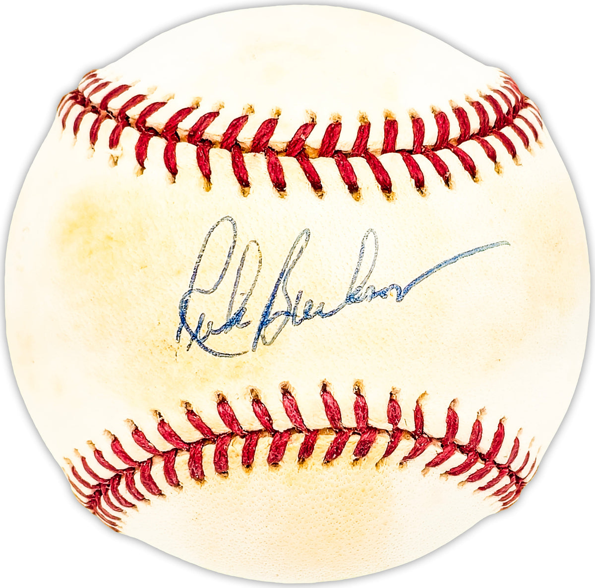 Rick Burleson Autographed Official AL Baseball Boston Red Sox Beckett BAS QR #BM25502