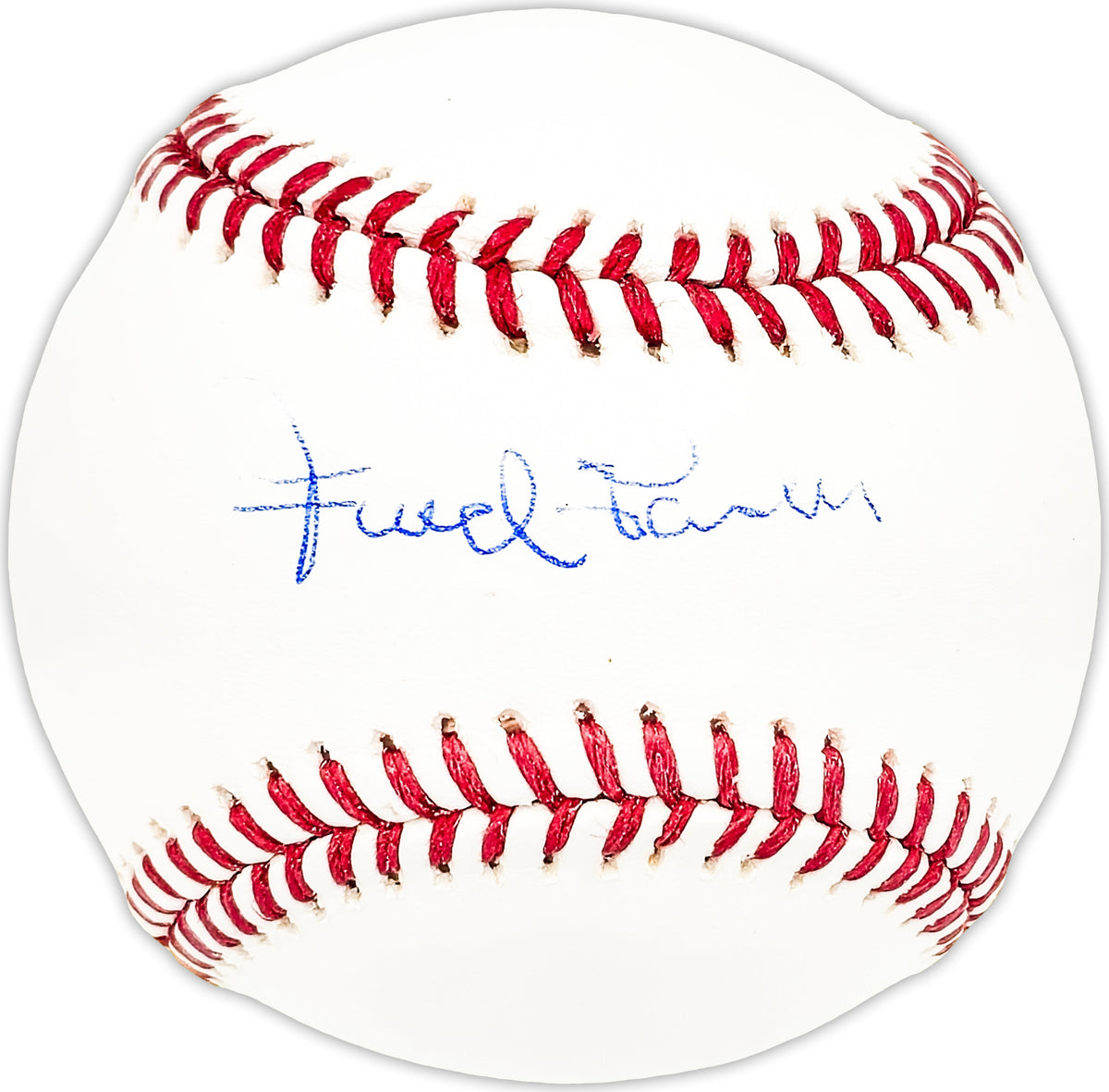 Fred Lasher Autographed Official MLB Baseball Detroit Tigers, Cleveland Indians Beckett BAS QR #BM25512