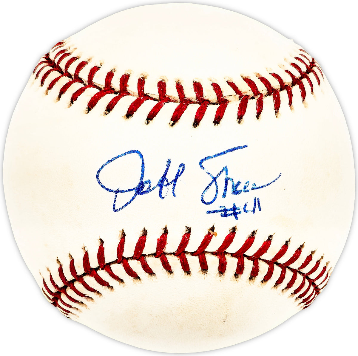 Jeff Shaw Autographed Official MLB Baseball Los Angeles Dodgers, Cincinnati Reds