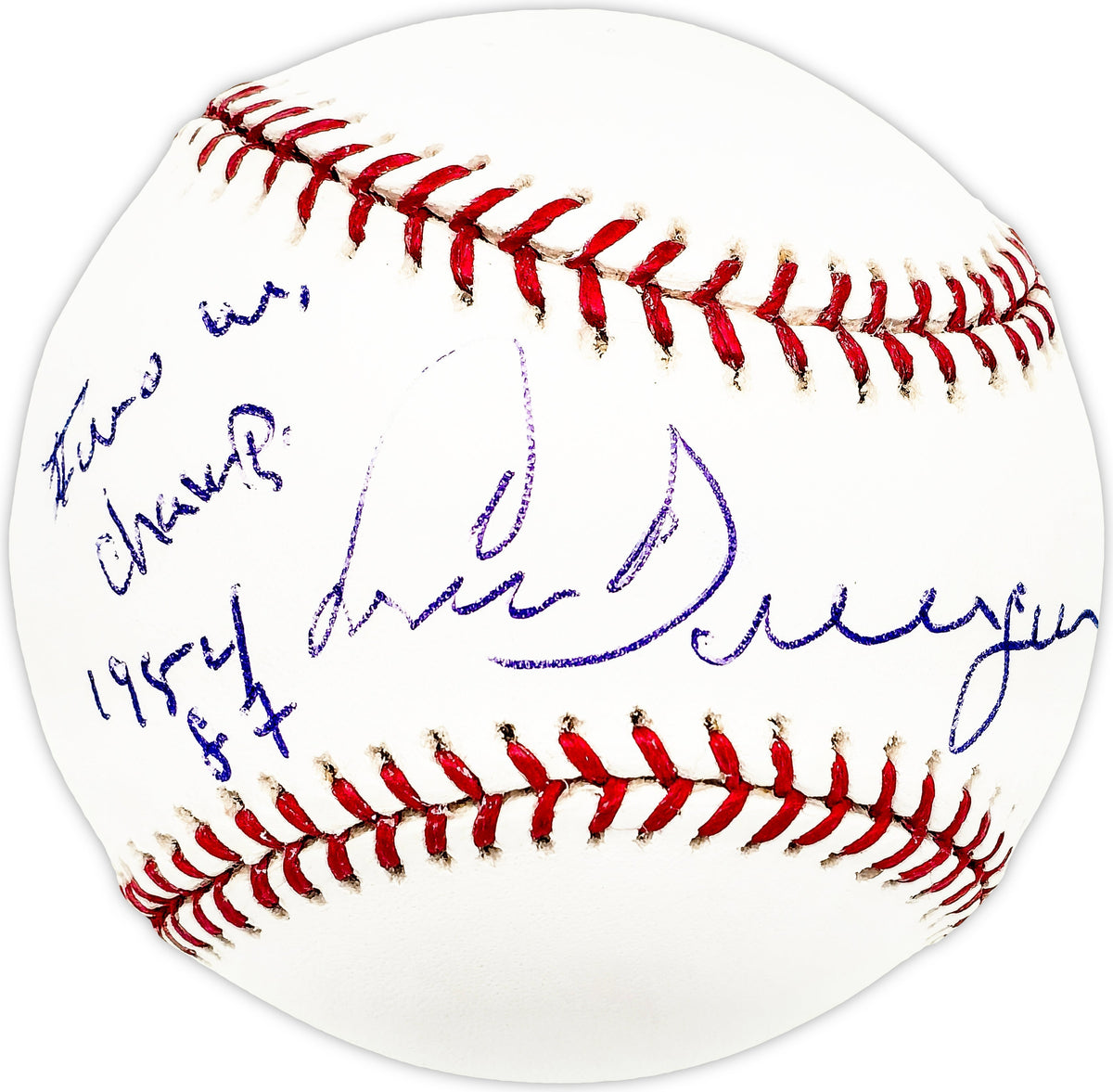 Juan Berenguer Autographed Official MLB Baseball Detroit Tigers, Minnesota Twins "Two time Champ 1984 & 87"