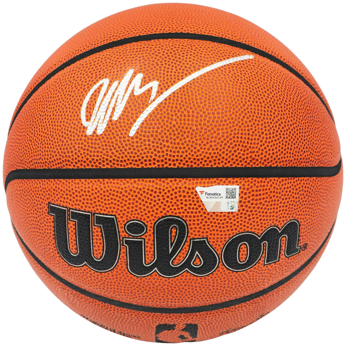 Victor Wembanyama Autographed Authentic Indoor Outdoor I/O Basketball San Antonio Spurs Fanatics Holo