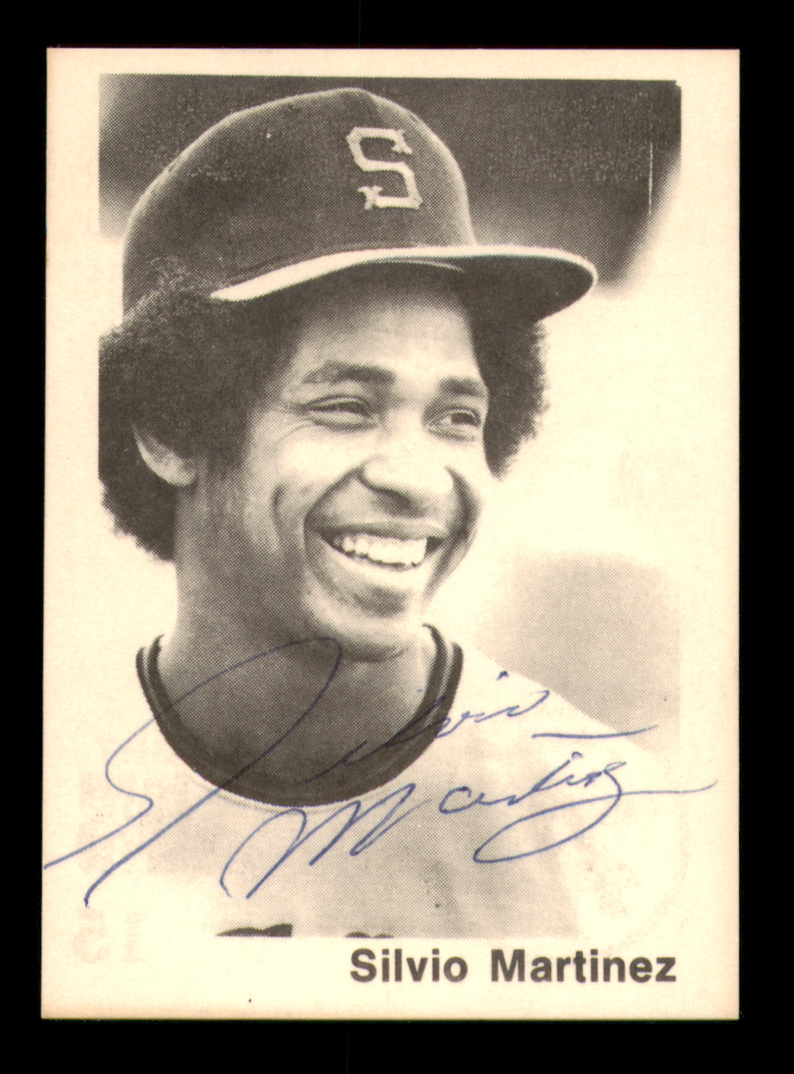 Silvio Martinez Autographed 1976 TCMA Rookie Card #15 Shreveport Captains