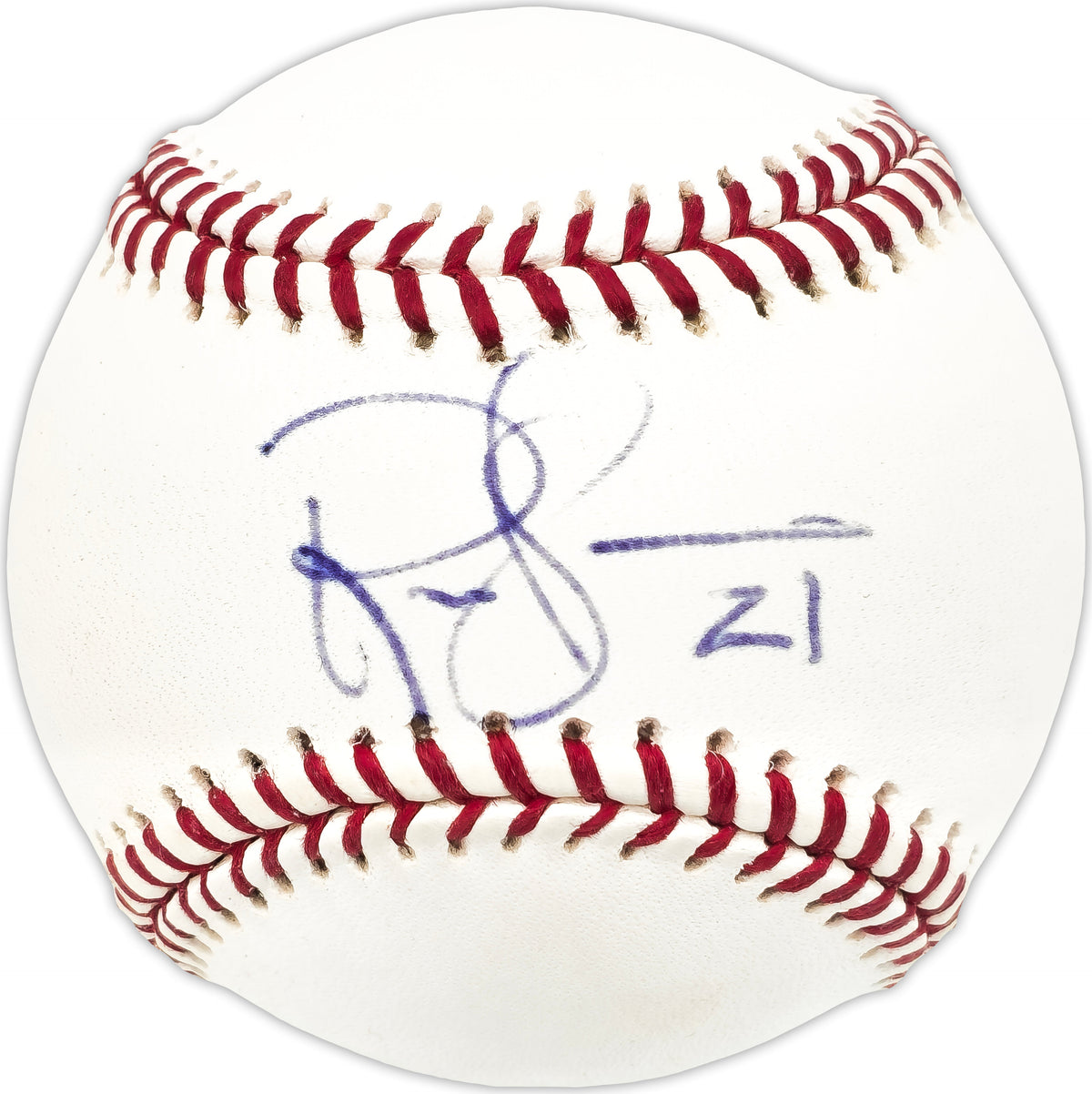 Ron Johnson Autographed Official MLB Baseball Royals, Expos Beckett BAS QR #BN13247