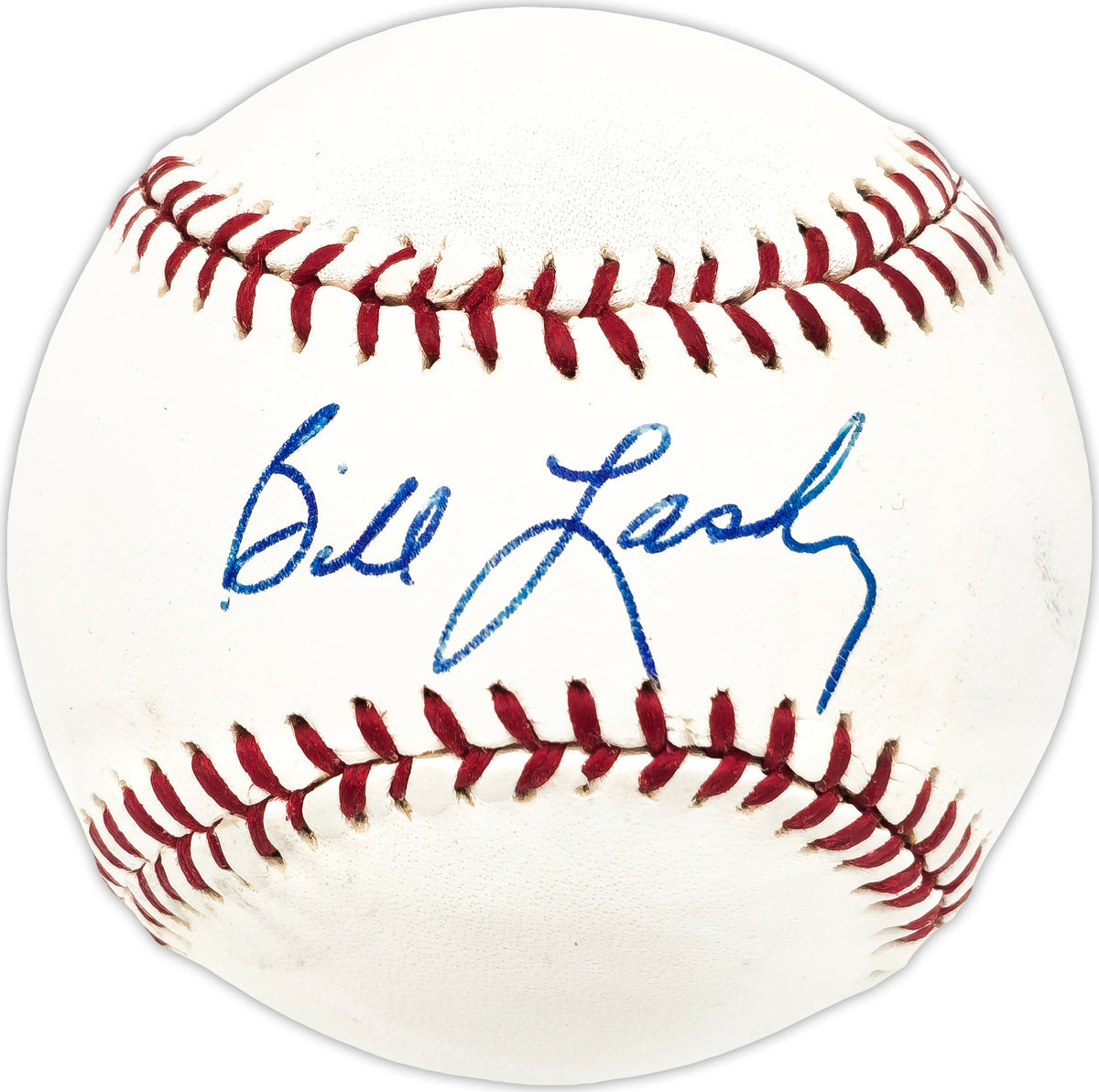 Bill Laskey Autographed Official League Baseball San Francisco Giants, Oakland A's Beckett BAS QR #BN13253