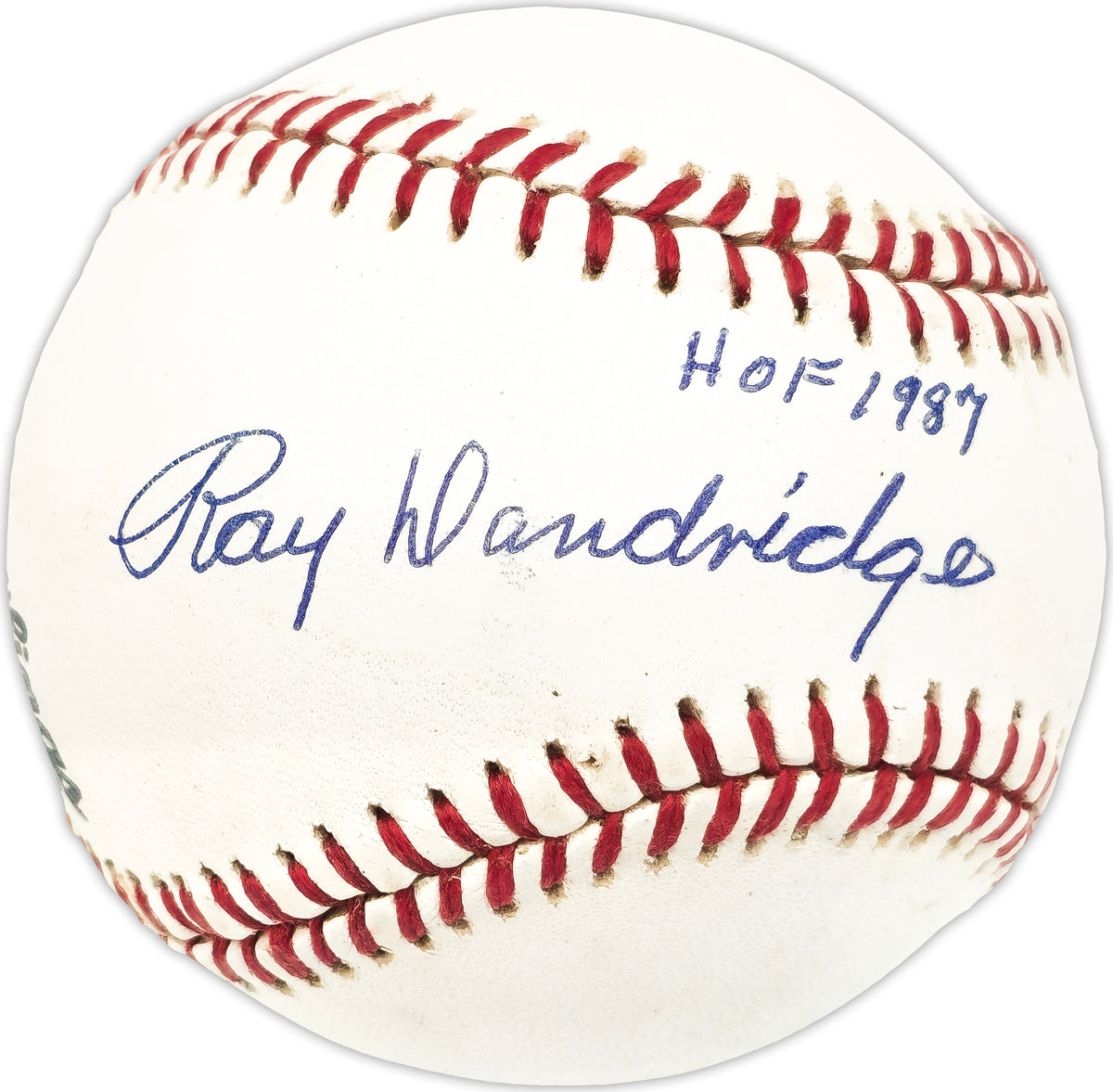 Ray Dandridge Autographed Official NL Baseball Negro Leagues "HOF 1987" JSA #V47421