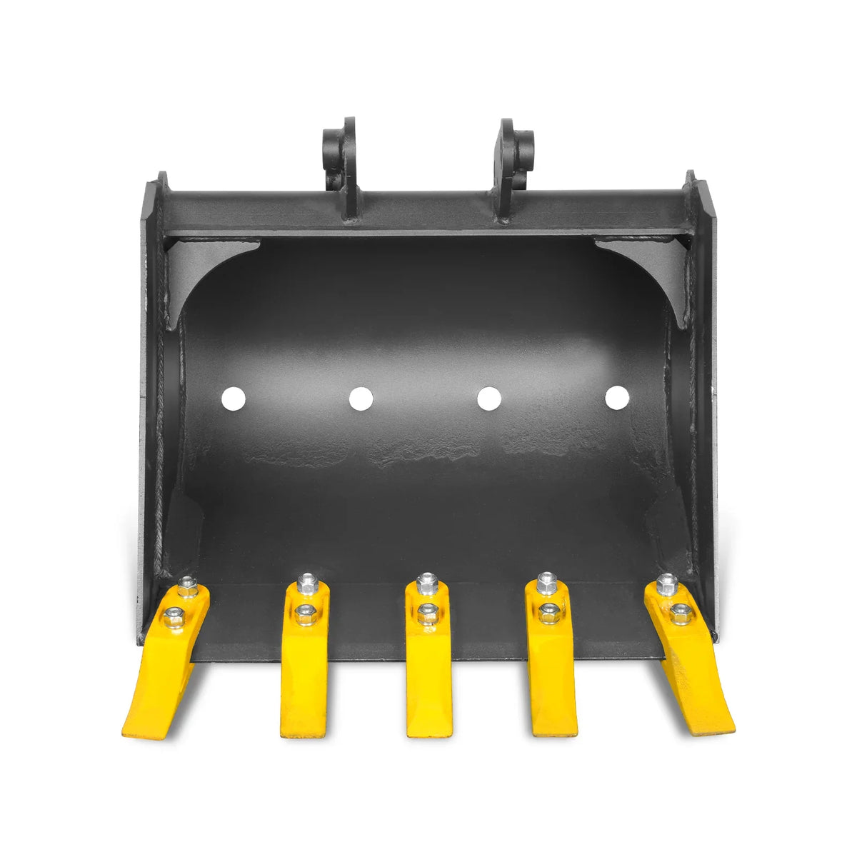 20" Backhoe Bucket without Pins, 5-Carbon Steel Teeth (for SKU: 150162, 150163, 150164, 201162, 201163, 201164)