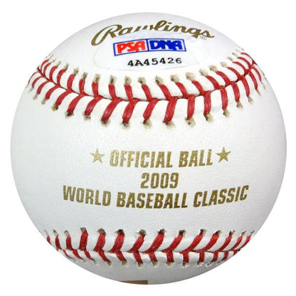 Munenori Kawasaki Autographed Official 2009 WBC Baseball Toronto Blue Jays "#61" PSA/DNA Stock #74040