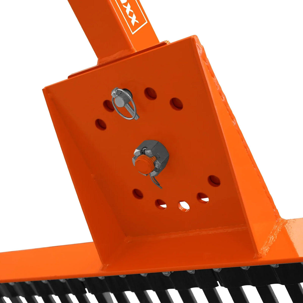 84" Landscape Rake with Bolt-On Wheels & 42 Tines 3 Point Hitch Tractor Attachment,  LR84W