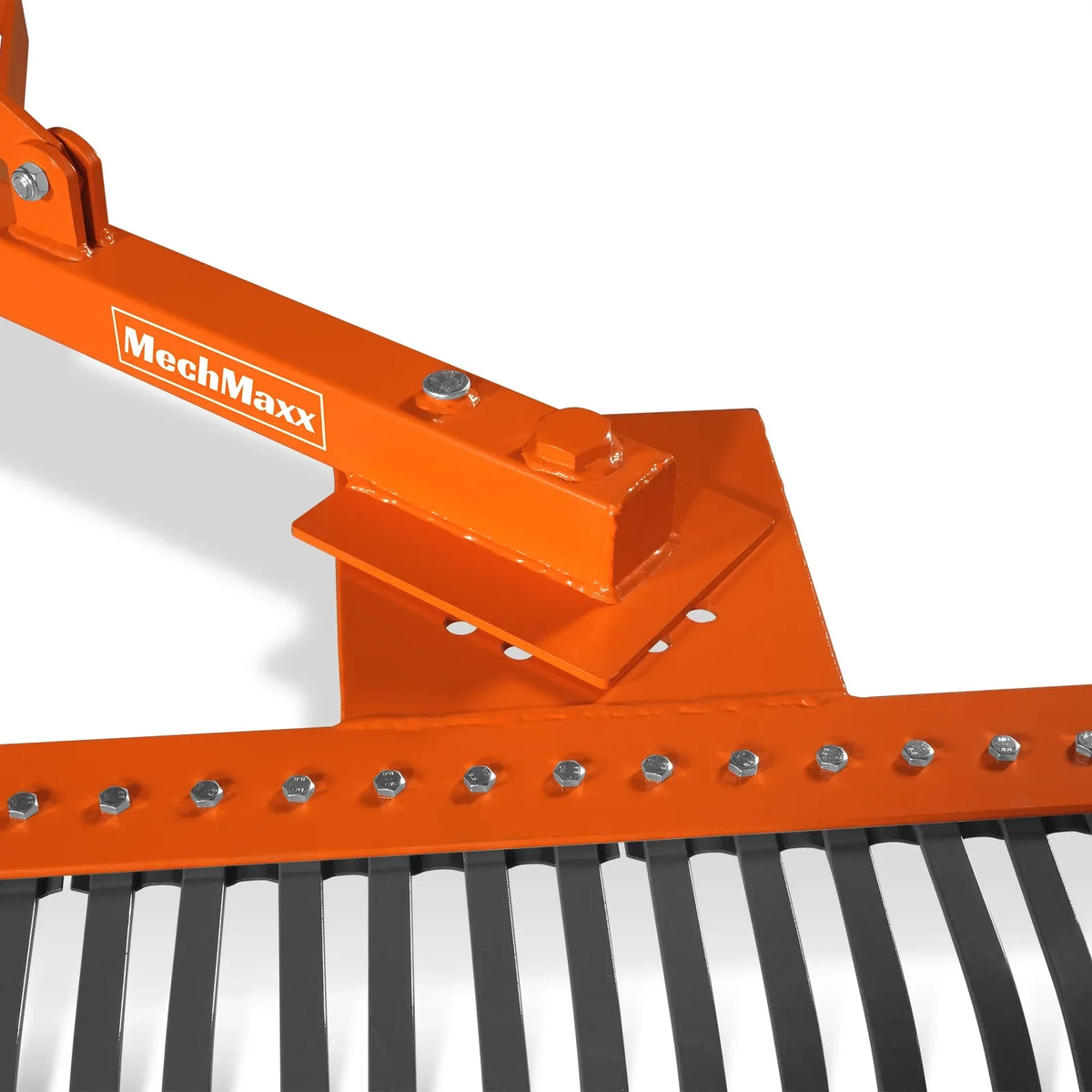 84" Landscape Rake with Bolt-On Wheels & 42 Tines 3 Point Hitch Tractor Attachment,  LR84W