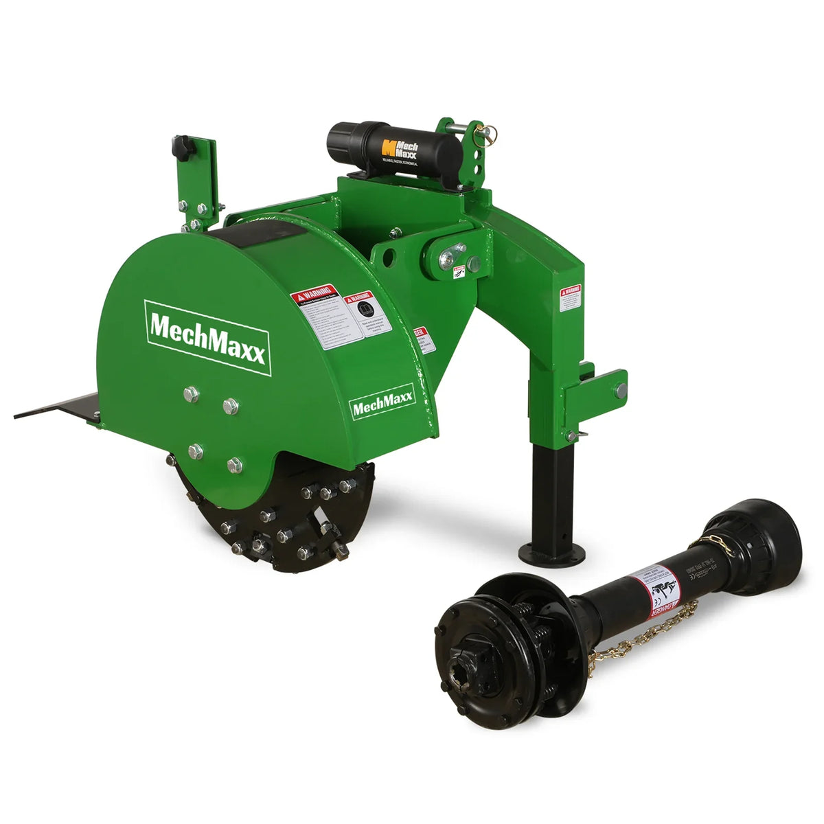 3-Point Hitch PTO Stump Grinder with 34 Carbide Teeth (PTO Shaft Included with Slip Clutch),  for 15-45HP Tractor; SG24