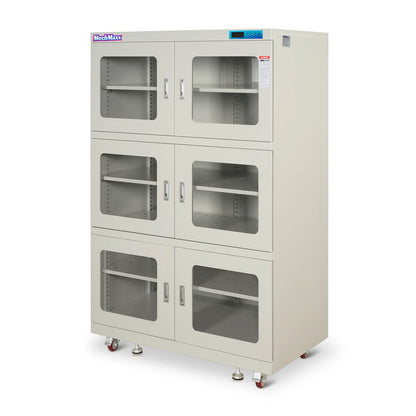 20-60% RH Electronic Dry Cabinet 1430L ESD Desiccator Cabinet Low Humidity Storage,  White,  EDC1430AW-6