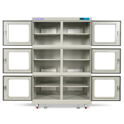 1-10% RH Electronic Dry Cabinet 1430L ESD Desiccator Cabinet Ultra-Low Humidity Storage,  White,  EDC1430CW-6