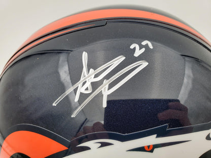 Steve Atwater Autographed Denver Broncos Full Size Replica Helmet Beckett BAS Stock #178094