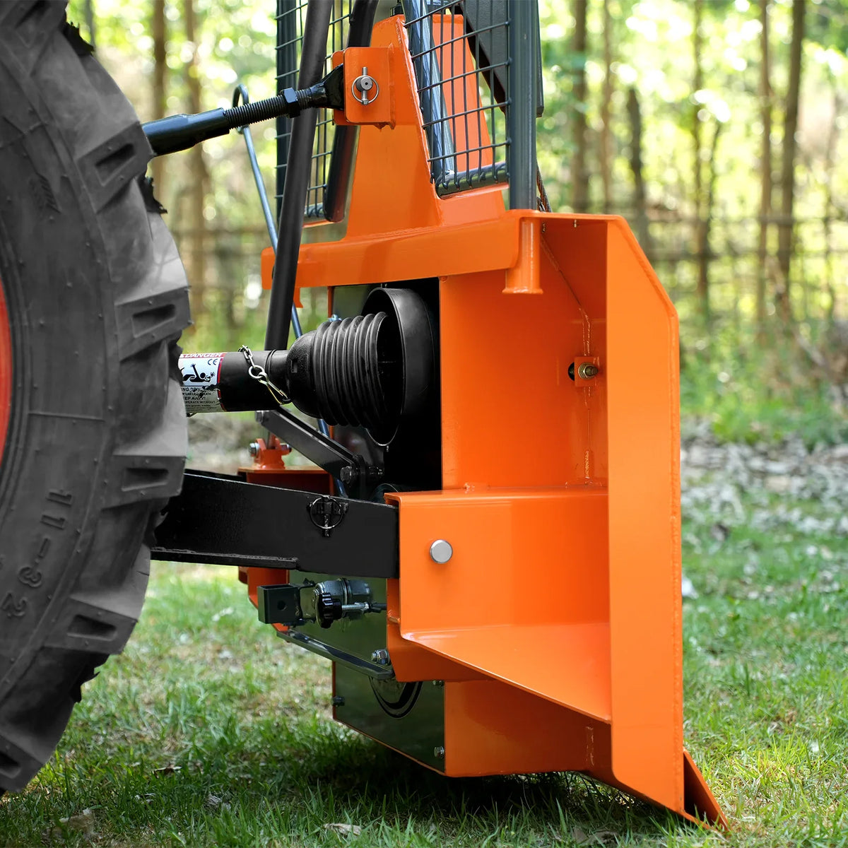 8800lbs 3-Point Hitch Forestry Log Skidding Winch,  200ft Cable Length,  25-60 HP Tractor,  Category 1 Hookup,  FW8800