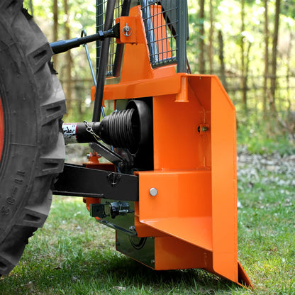8800lbs 3-Point Hitch Forestry Log Skidding Winch,  200ft Cable Length,  25-60 HP Tractor,  Category 1 Hookup,  FW8800