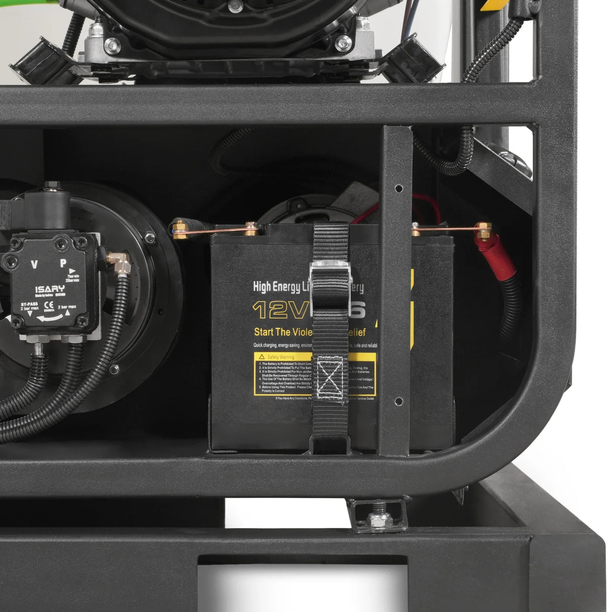 4000 PSI 4 GPM HONDA E-Start Engine Hot Water Pressure Washer Skid Mounted with 175 Gal Tank,  HPW40HT