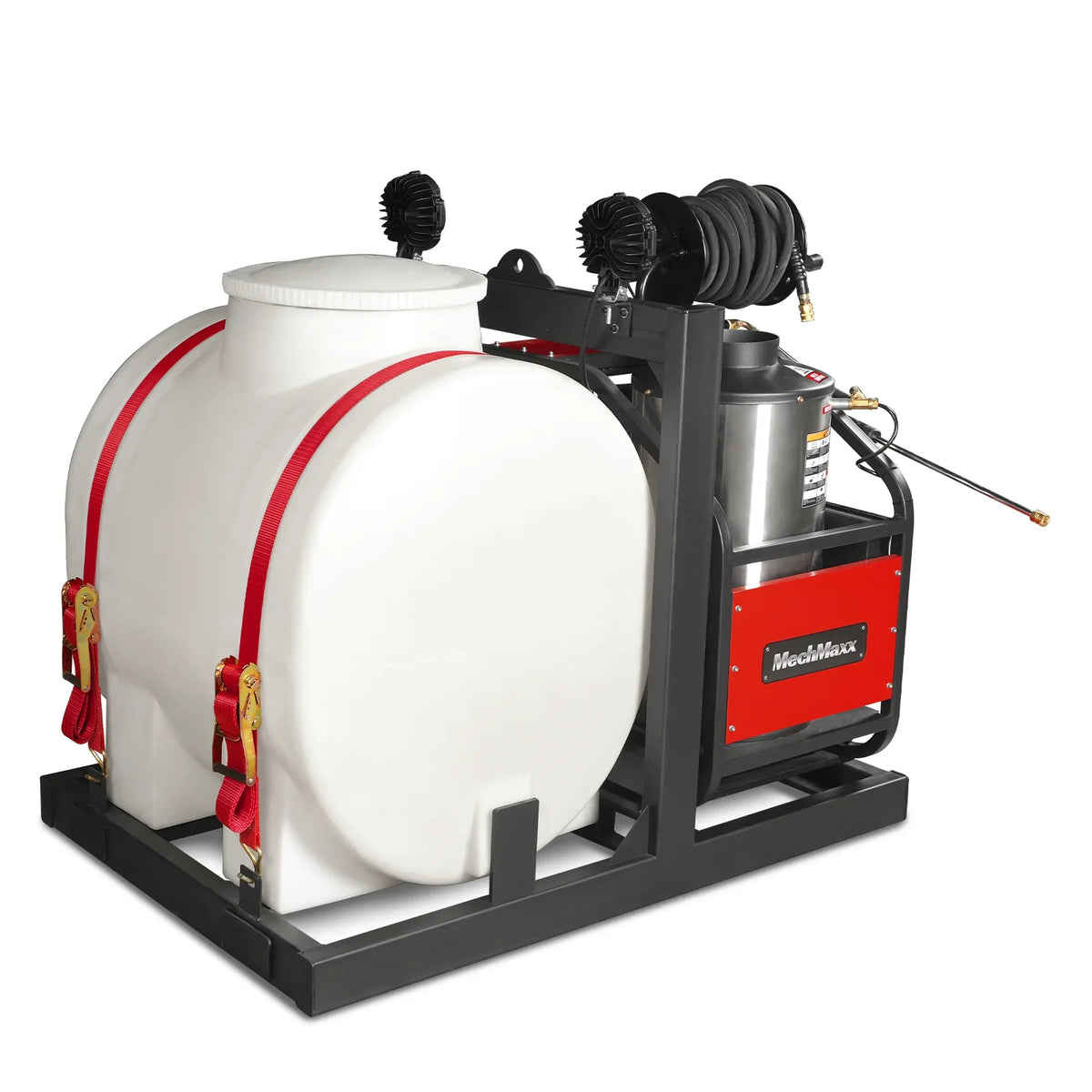 4000 PSI 4 GPM HONDA E-Start Engine Hot Water Pressure Washer Skid Mounted with 175 Gal Tank,  HPW40HT