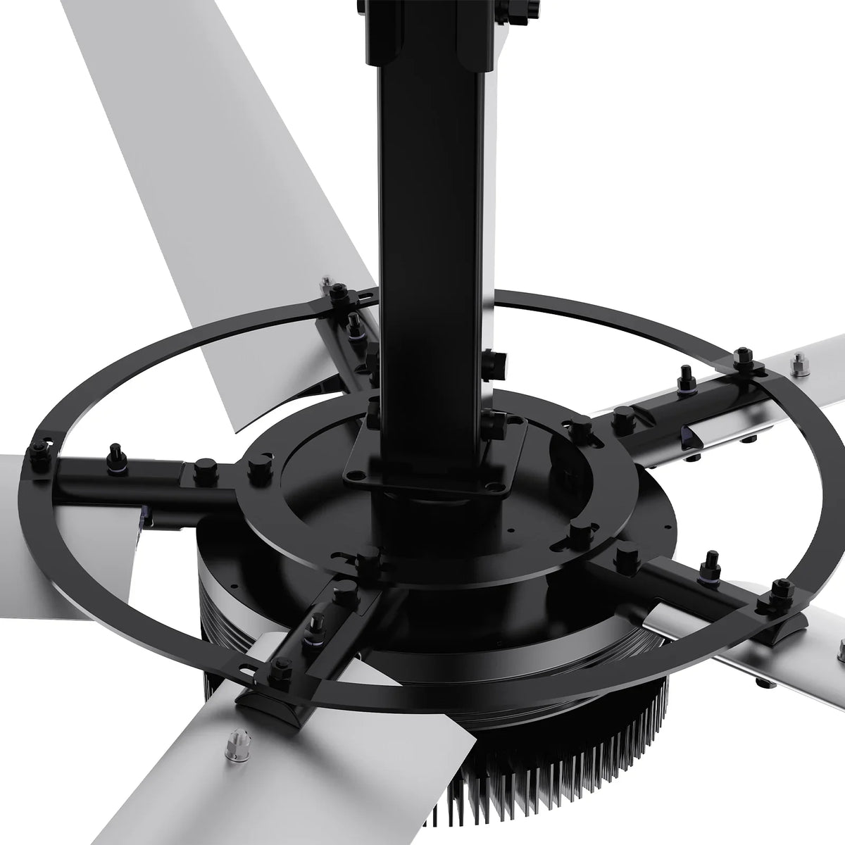18FT HVLS Industrial Ceiling Fan 208-240V 3Ph - Energy Efficient Large Area Air Circulation for Fan Warehouses & Factories,  18FT3PH