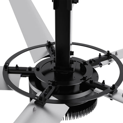 18FT HVLS Industrial Ceiling Fan 208-240V 3Ph - Energy Efficient Large Area Air Circulation for Fan Warehouses & Factories,  18FT3PH