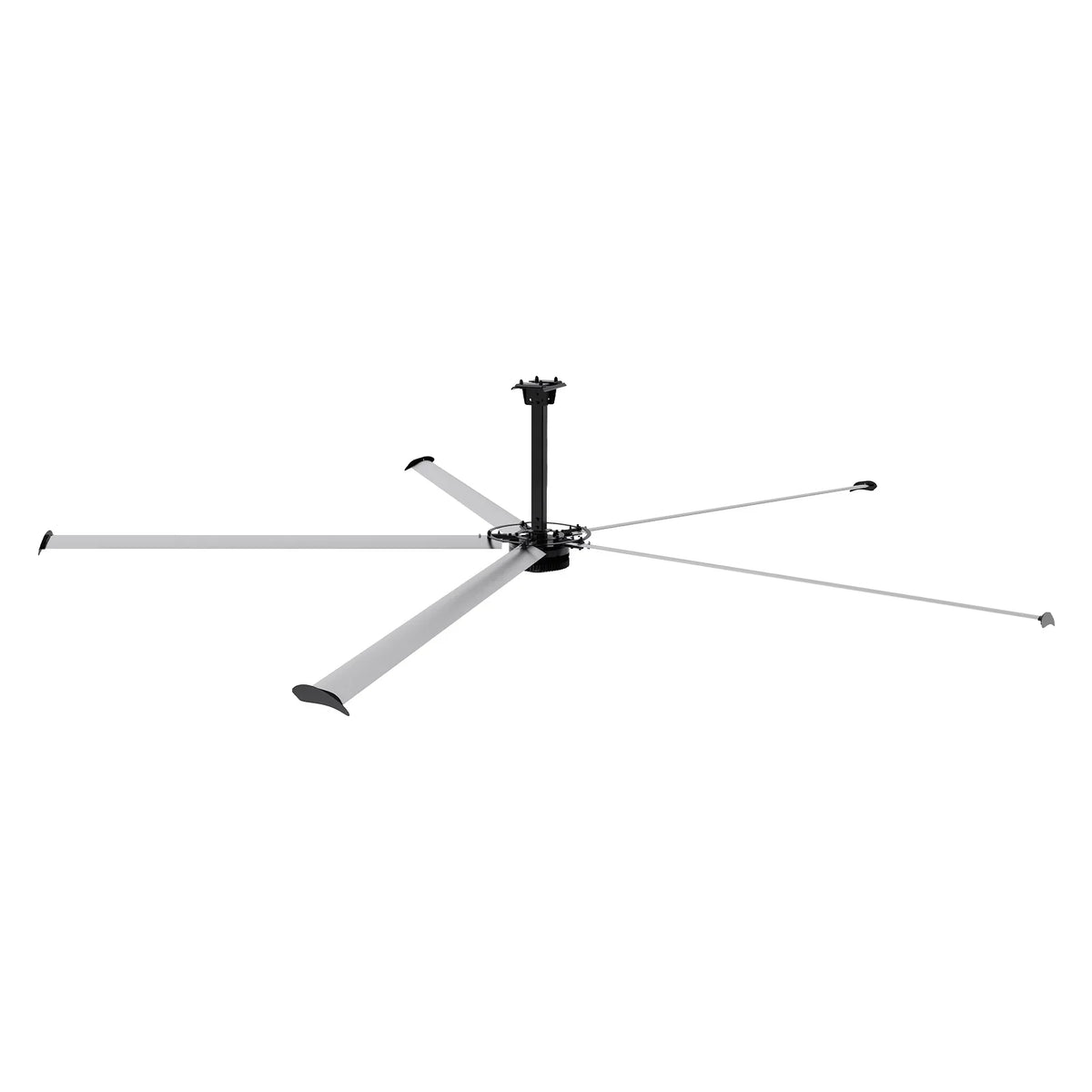 20FT HVLS Industrial Ceiling Fan 208-240V 1-Ph - Energy Efficient Large Area Air Circulation for Fan Warehouses & Factories,  20FT1PH