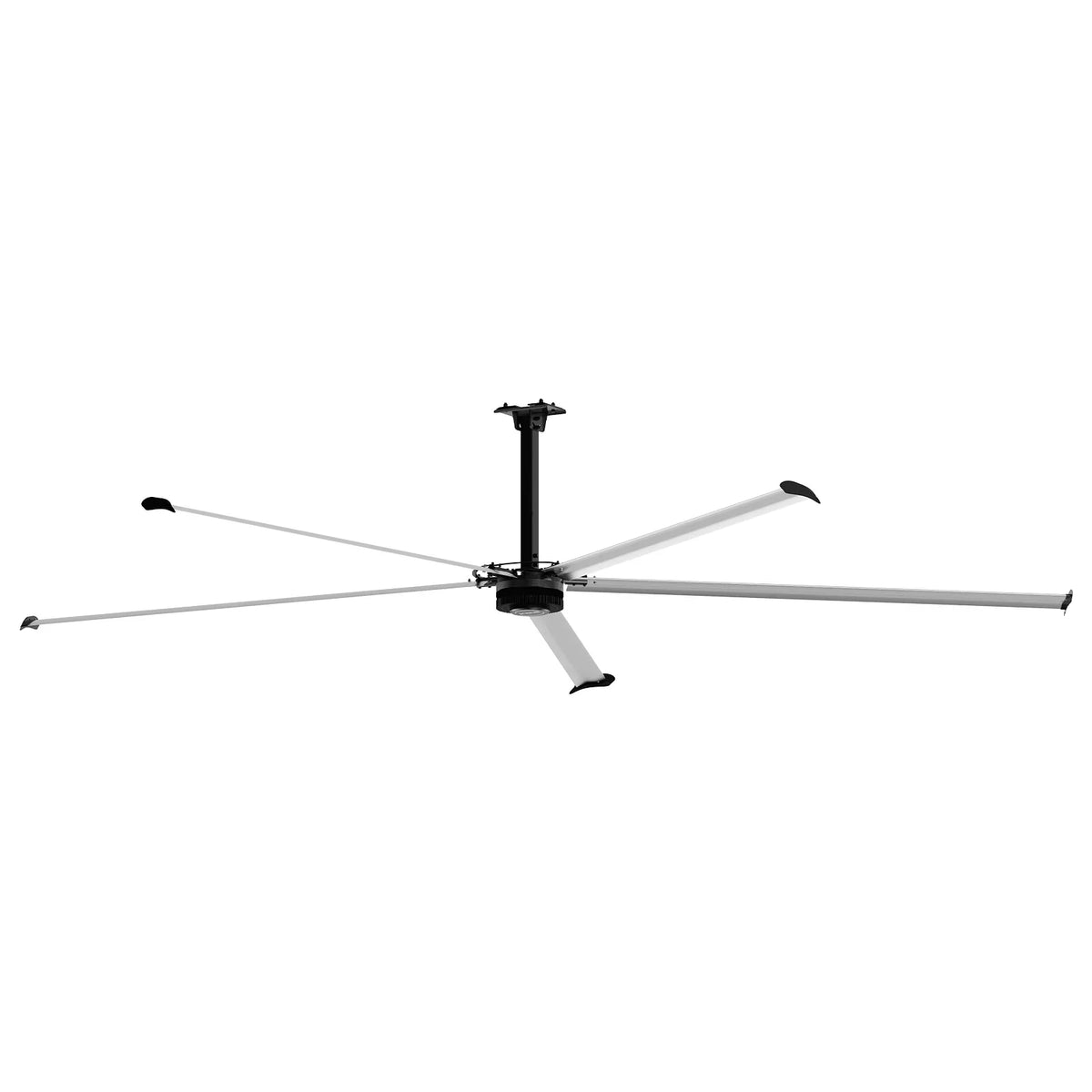 18FT HVLS Industrial Ceiling Fan 208-240V 3Ph - Energy Efficient Large Area Air Circulation for Fan Warehouses & Factories,  18FT3PH
