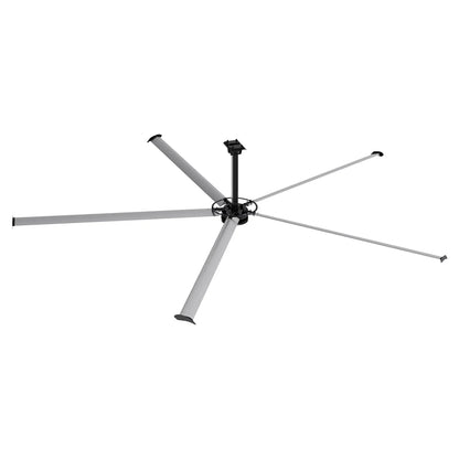 18FT HVLS Industrial Ceiling Fan 208-240V 3Ph - Energy Efficient Large Area Air Circulation for Fan Warehouses & Factories,  18FT3PH
