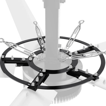 24FT HVLS Industrial Ceiling Fan 208-240V 1Ph - Energy Efficient Large Area Air Circulation Fan for Warehouses & Factories,  24FT1PH
