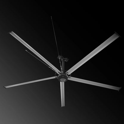 18FT HVLS Industrial Ceiling Fan 208-240V 3Ph - Energy Efficient Large Area Air Circulation for Fan Warehouses & Factories,  18FT3PH